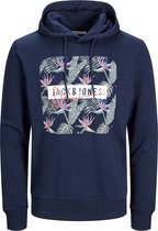 Jack & Jones Hoodie Shape Navy (Maat: 6XL)