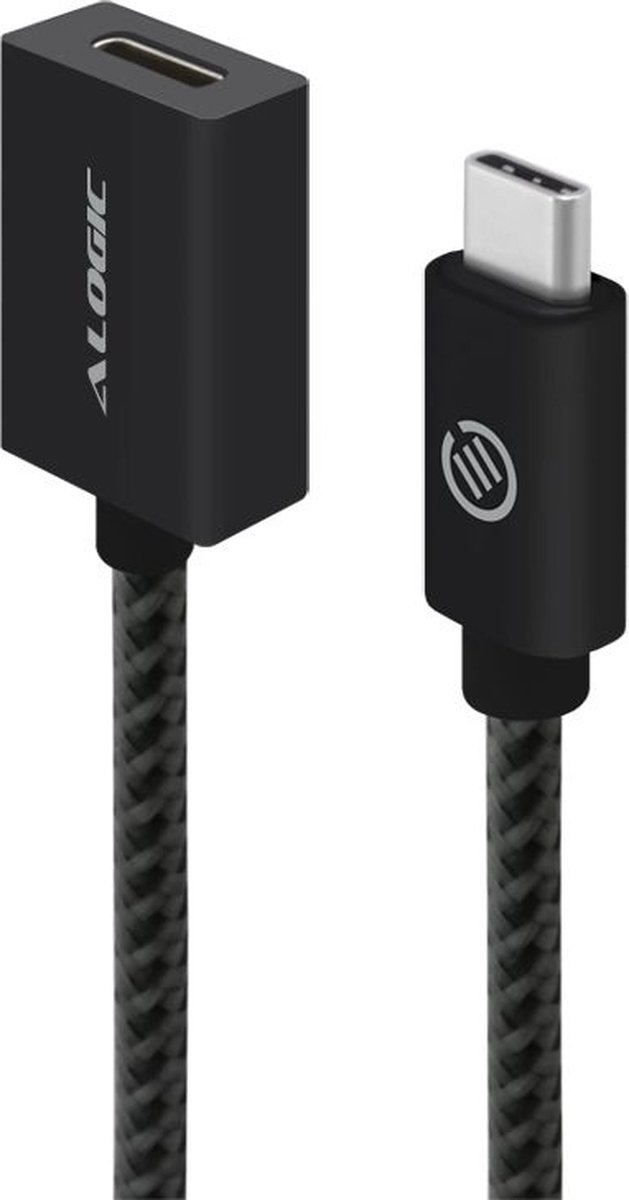 ALOGIC MU31CC-EXT-050BLK USB-kabel USB 3.2 Gen 2 (3.1 Gen 2) 0,5 m USB C Zwart