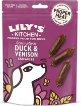 Lily's kitchen dog scrumptious duck and venison sausages