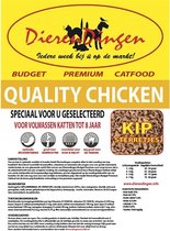 Merkloos - Budget Premium Catfood Quality Chicken - Kattenvoer - 15 KG