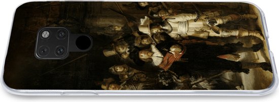 Coque Huawei P40 Lite - Nachtwacht - Rembrandt van Rijn - Art - Coque de téléphone en Siliconen