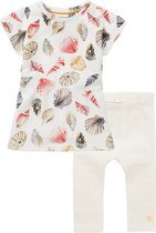 Noppies - kledingset - 2delig - Jurk snow white met schelpen - Legging Oatmeal - Maat 92