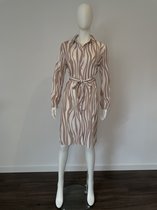 Jurken voor vrouwen | blousejurk| jurk dames |zebra print | maat 38