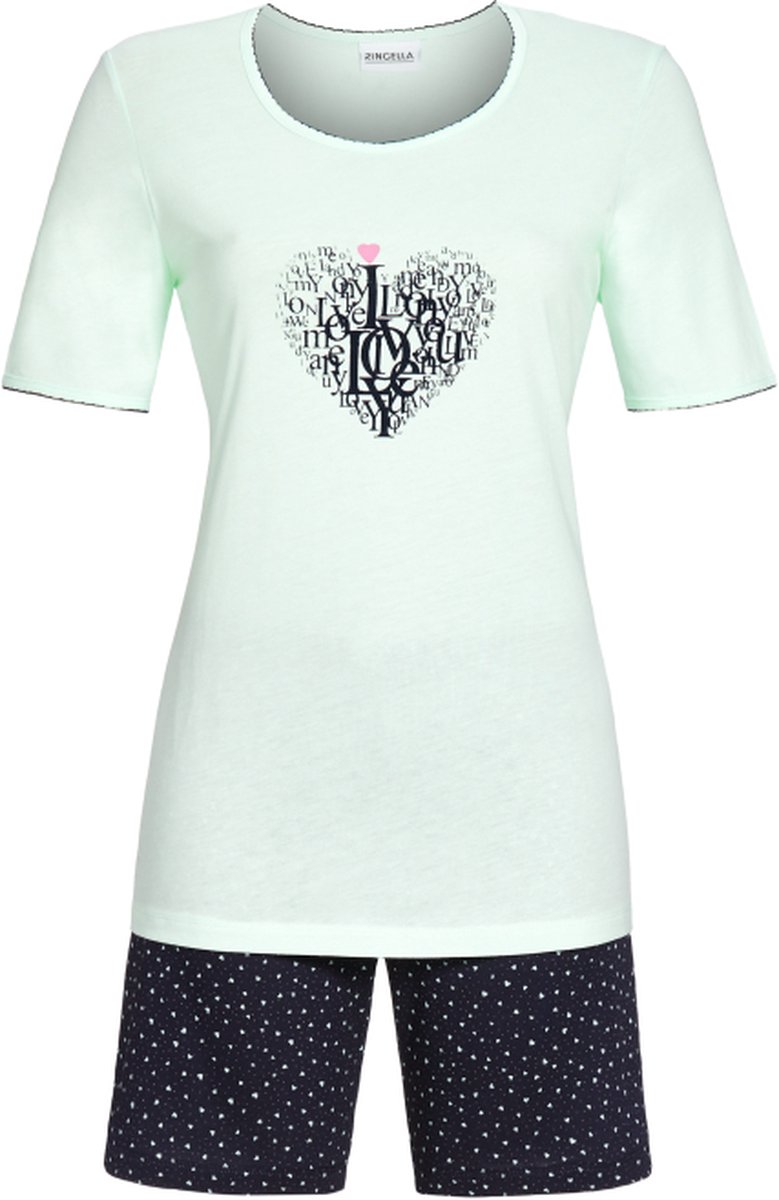 Ringella Heart Print – Pyjama – 2211310 – Helles Lagune - 38