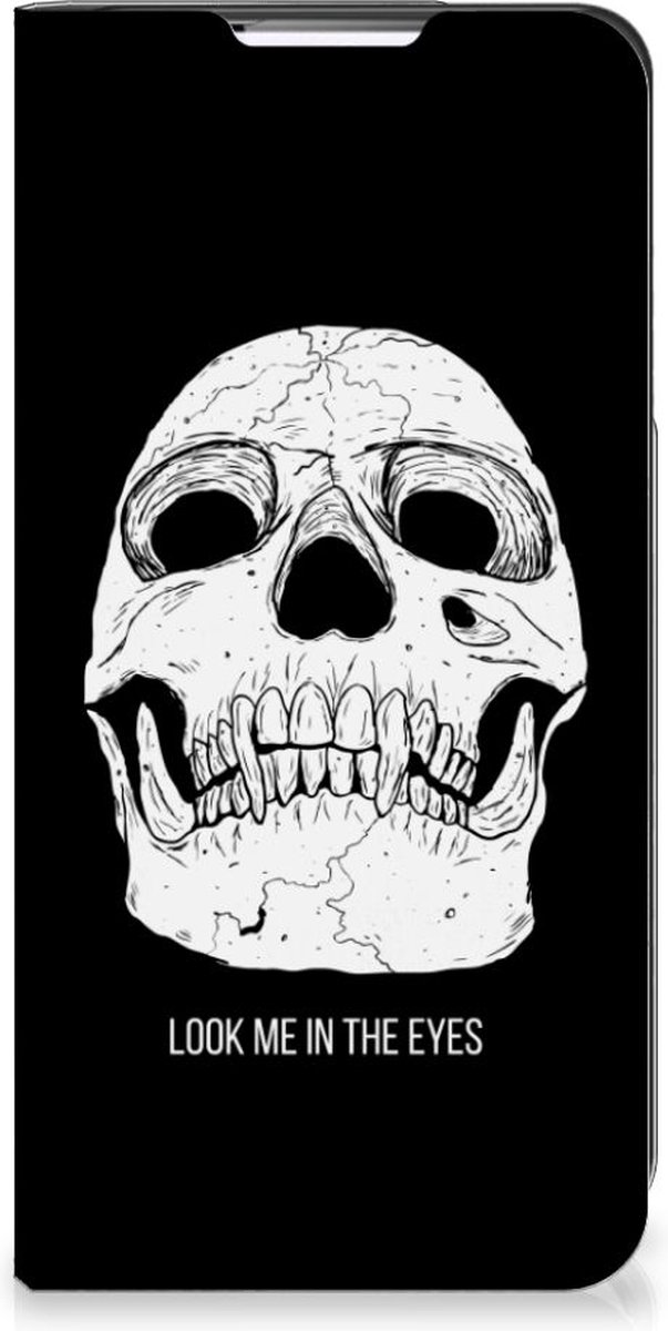 Mobiel BookCase Samsung Galaxy S22 Plus Skull Eyes