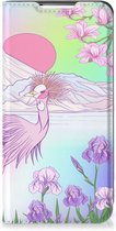 Telefoonhoesje Samsung Galaxy S22 Wallet Bookcase Vogel