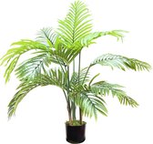 Kunstpalm 110 cm | Palm Kunstplant | Kunst Palmplant | Kunstplanten voor Binnen | Kunst Kamerplant | Kunst Arecapalm