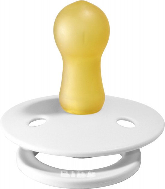 200211 Fopspeen Bibs Wit 6+ (M) van BIBS — afbeelding 3