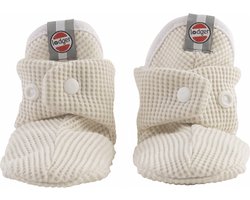 Lodger katoenen slofjes met drukknoopjes voor baby's