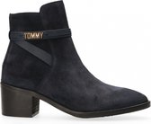 Tommy Hilfiger  - Branding Suede Mid Boot - Blue - 37