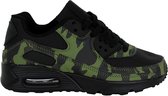 Babes & Binkies Sneakers Army camo Kids Zwart, Groen - Maat 32