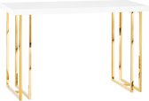Bureau - Cosmetisch bureau - Kantoor - MDF/metaal - Wit - 120x80x75 cm