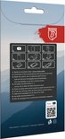 Verpakking van een duo pack schermprotectors met installatie-instructies.