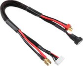 Team Corally - Laad-/Balanceer kabel - T-Plug 4S - Lader 6S XH stekker - 4S XH stekker - 14 AWG ULTRA V+ Siliconen kabel - 30cm - 1 st