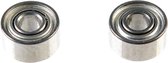 Revtec - Kogellager - Chroom staal - ABEC 3 - Metaal Dichting - 1,5X4X2 - MR681XZZ - 2 st