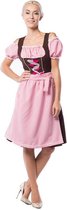 Partyxclusive Dirndl Anne-ruth Lang Dames Polyester Roze/bruin Mt 6xl