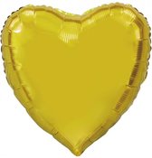 Wefiesta Folieballon Hartvorm Xl 92 Cm Goud