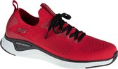 Skechers Solar Fuse 52757-RDBK, Mannen, Rood, Sportschoenen,Sneakers, maat: 41,5