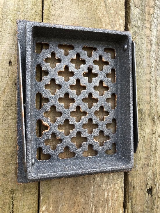 Ventilatierooster | zwart | per 2 stuks