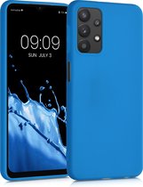 kwmobile telefoonhoesje voor Samsung Galaxy A32 5G - Hoesje voor smartphone - Back cover in rifblauw