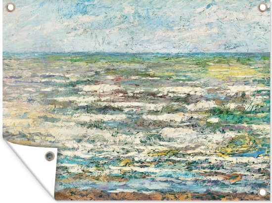 De zee bij Katwijk - schilderij van Jan Toorop
