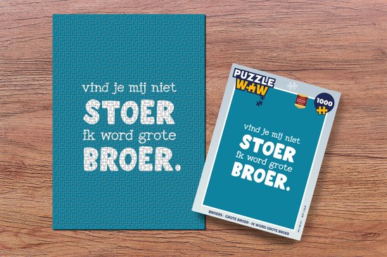 Puzzel Grote broer - Ik word grote broer - Quotes - Spreuken