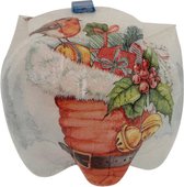 klickbox Kerstafereel - Gereyclede pet flessen - 10x10x8 cm - Multicolour - India - Sarana - Fairtrade