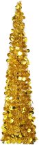 vidaXL Kunstkerstboom pop-up 150 cm PET goudkleurig
