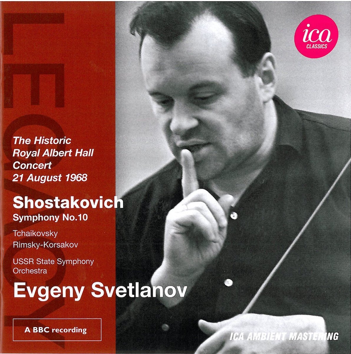 USSR State Symphony Orchestra - The Historic Royal Albert Hall Concert 21 August 1968 (CD)
