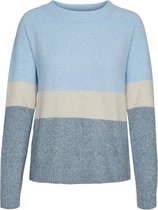 VERO MODA   Doffy LS O-Neck Block BLAUW L