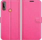 Motorola Moto E7i Power / E7 Power Hoesje - Coverup Book Case - Roze