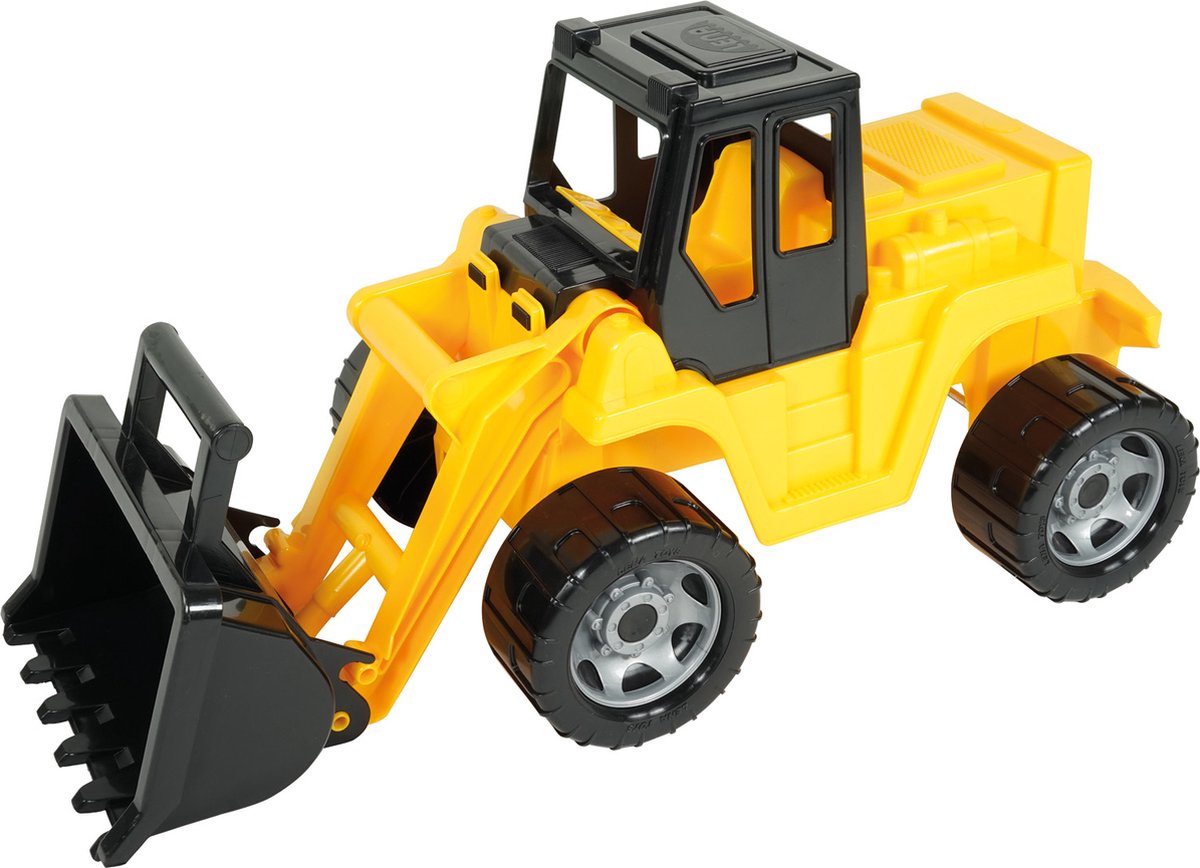 Lena Shovel Giga Trucks Junior 63 Cm Zwart/geel