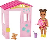 Barbie Speelset Babysitter Skipper Meisjes Roze 5-delig