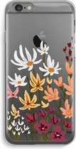 CaseCompany® - iPhone 6 / 6S hoesje - Painted wildflowers - Soft Case / Cover - Bescherming aan alle Kanten - Zijkanten Transparant - Bescherming Over de Schermrand - Back Cover