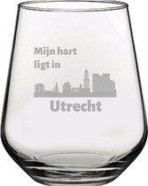 Gegraveerde Drinkglas 42,5cl Utrecht