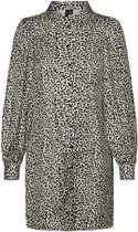 Vero Moda Jurk Vmyrsa L/s Short Shirt Dress Vip 10270373 Black/yrsa Dames Maat - M