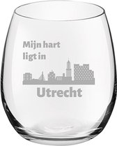 Gegraveerde Drinkglas 39cl Utrecht