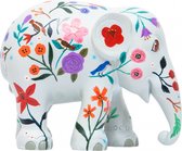 Elephant Parade - Jardin Fleuri - Handgemaakt Olifanten Beeldje - 15cm