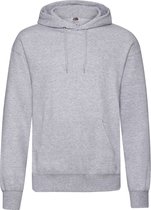 Fruit of the Loom capuchon sweater lichtgrijs voor volwassenen - Classic Hooded Sweat - Hoodie - Heren kleding M (EU 50)