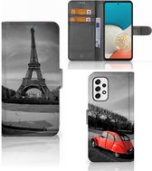 Wallet Book Case Samsung Galaxy A53 Hoesje Eiffeltoren