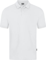 Jako Doubletex Polo Heren - Wit