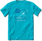 ME-262 Vliegtuig T-Shirt | Unisex leger Kleding | Dames - Heren Straaljager shirt | Army F16 | Grappig bouwpakket Cadeau | - Blauw - 3XL