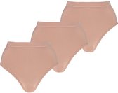 Dames bamboe Boxer hoge taille zonder naden 3 pack beige