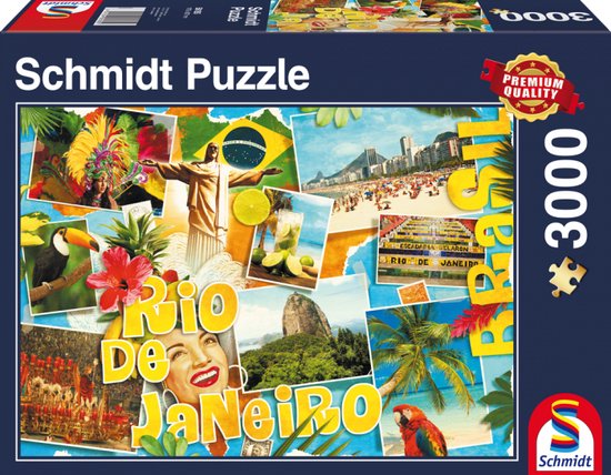 Schmidt Spiele 58185 puzzle Jeu de puzzle 3000 pièce(s) Ville