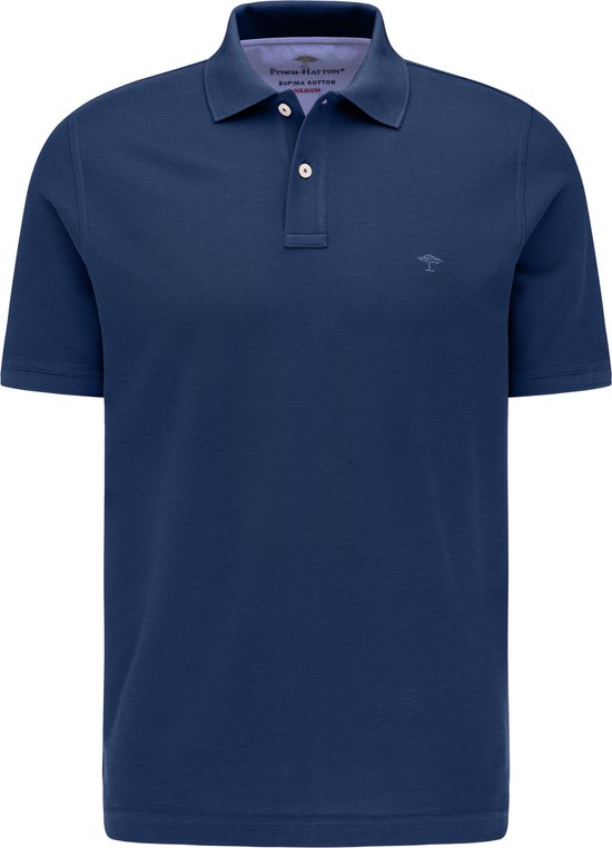 Fynch-Hatton chemise polo piqué Blauw-M