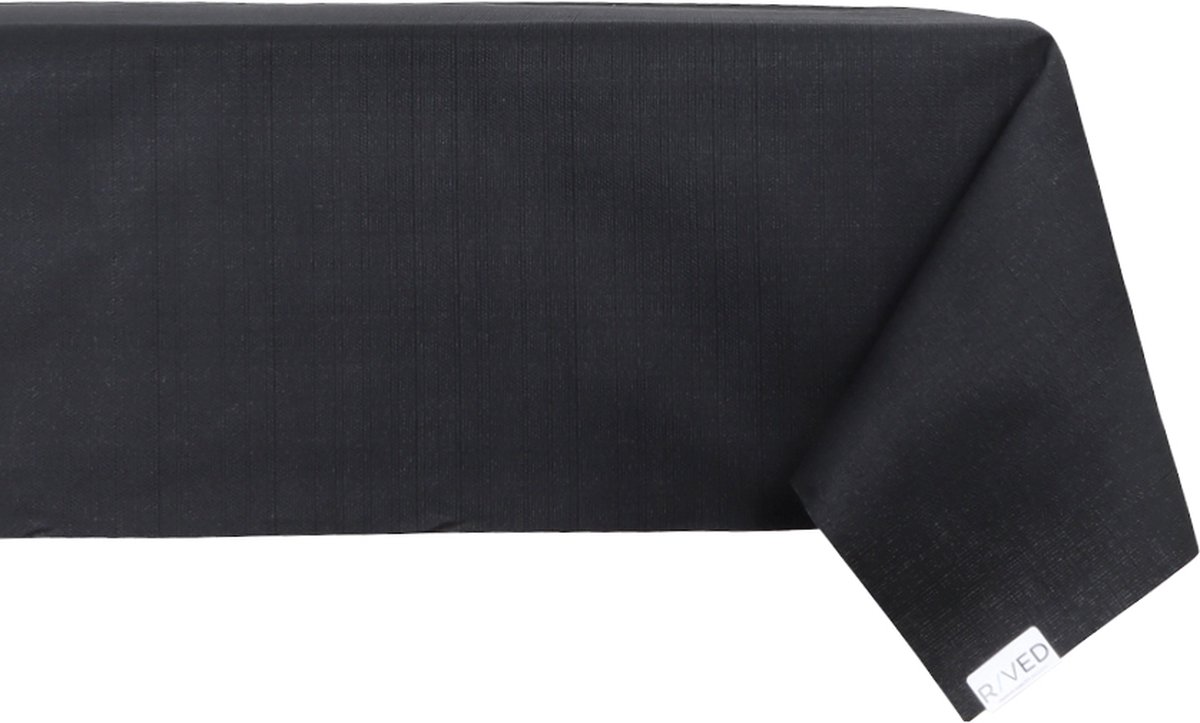 Raved Tafelzeil – 140 cm x 140 cm – Zwart – Uitwasbaar & Waterdicht