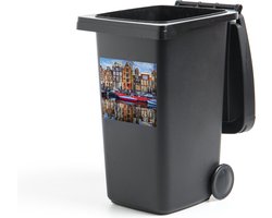 Container sticker Kanaal in Amsterdam - 40x40 cm - Kliko sticker