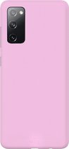 Ceezs Pantone siliconen hoesje geschikt voor Samsung Galaxy S20 - silicone Back cover in een unieke pantone kleur - roze