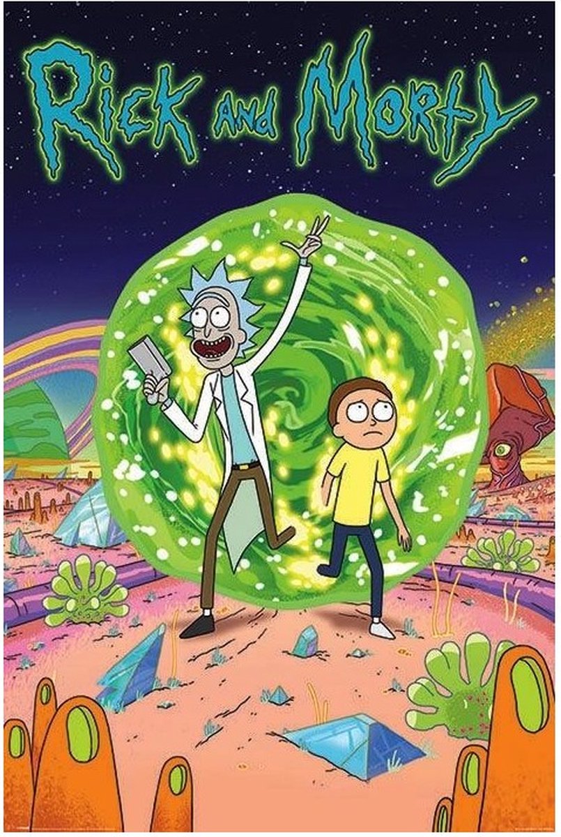 Rick And Morty Portal - Maxi poster