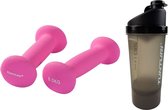 Tunturi - Fitness Set - Dumbbells 2 x 0,5 kg - Shakebeker